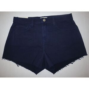 L'Agence Women's Sz 25 Blue Ryland High Rise Cut Off Shorts $225